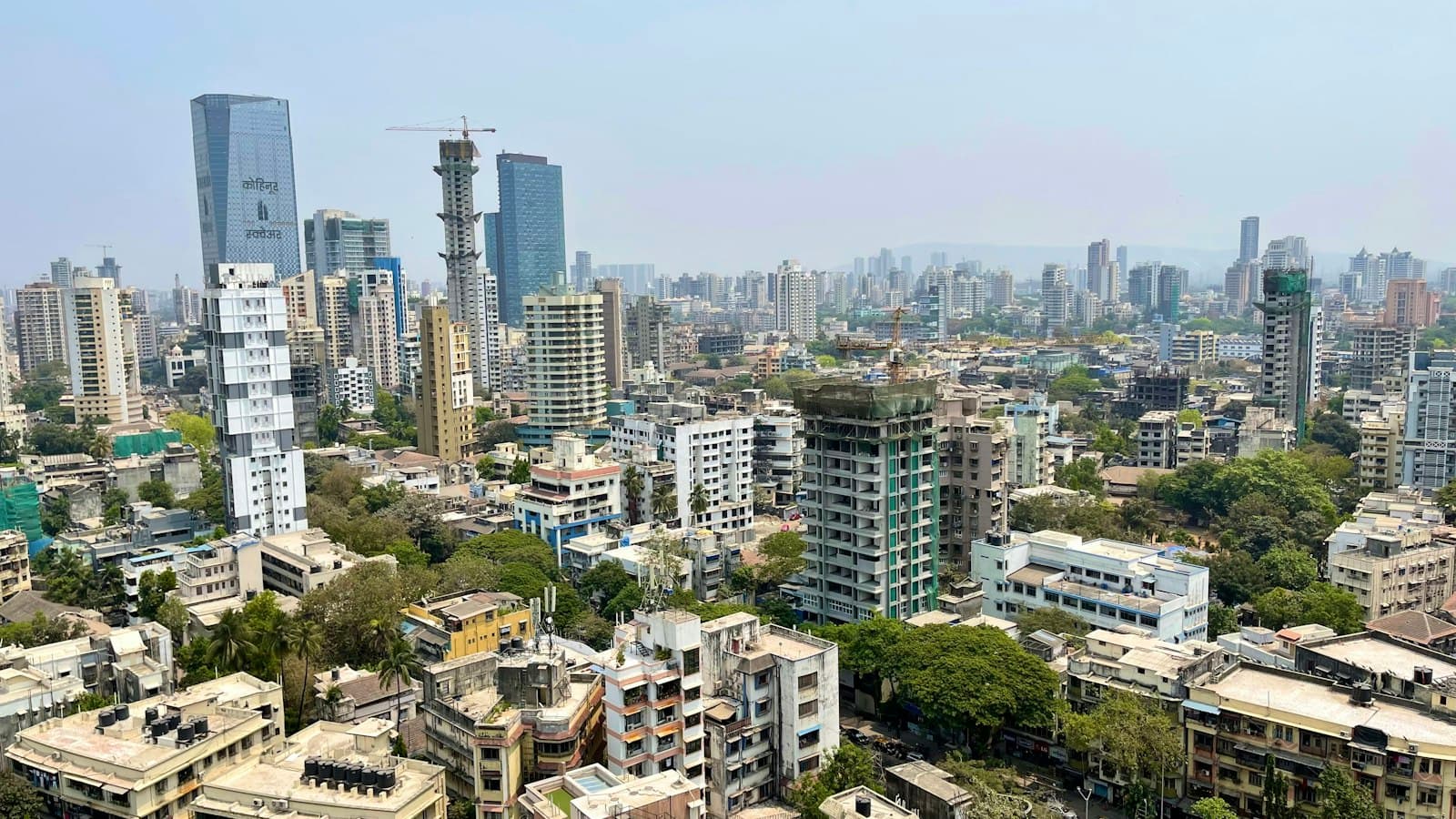 Apartment buildings in Mumbai